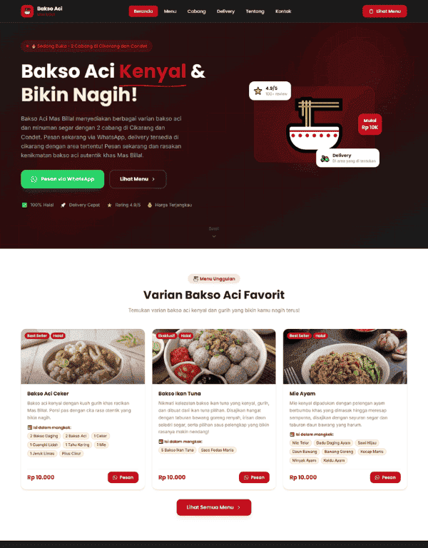 Bakso Aci Mas Billal