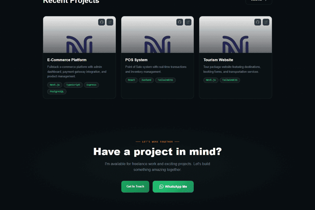 Website Portfolio IT 2