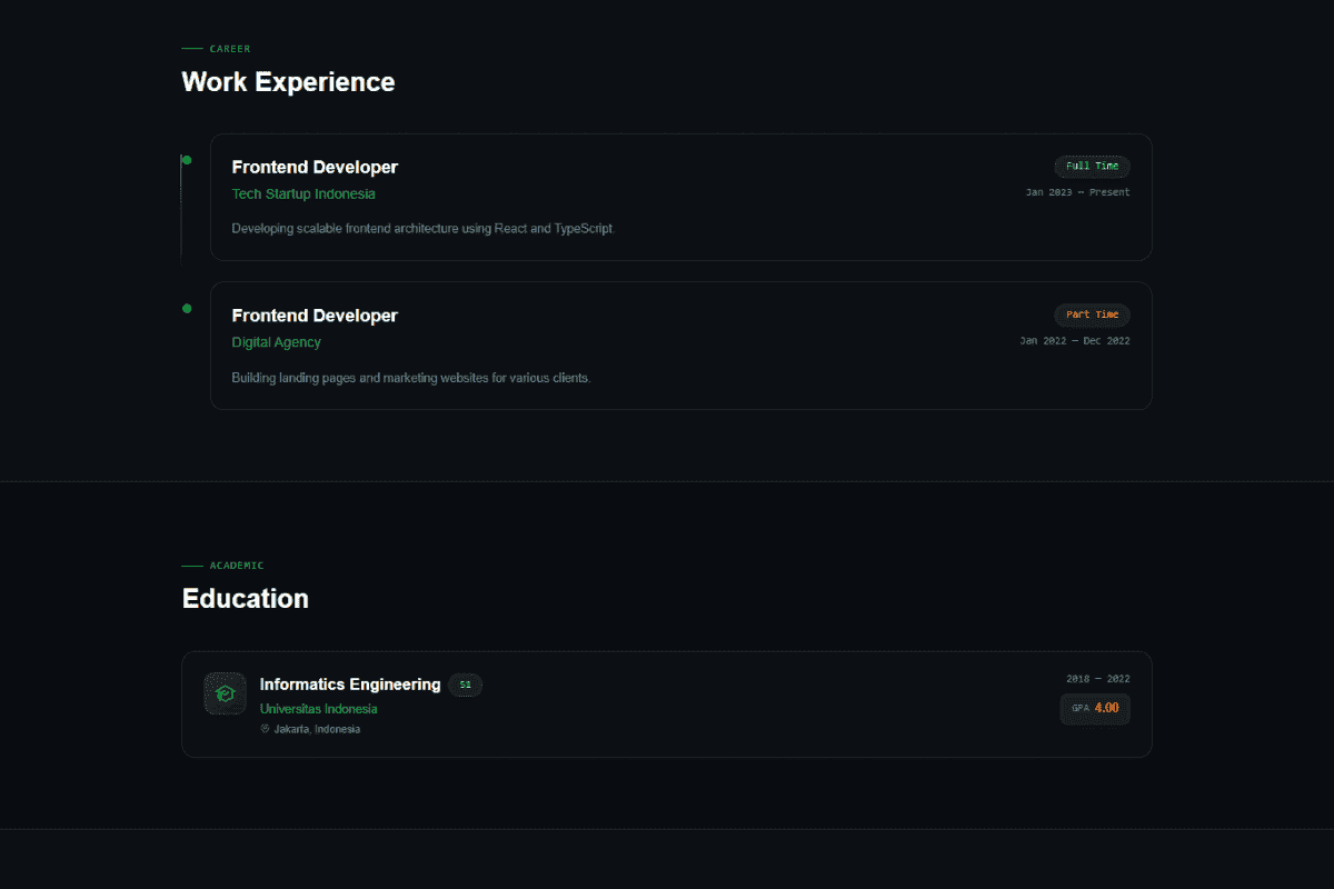 Website Portfolio IT 4