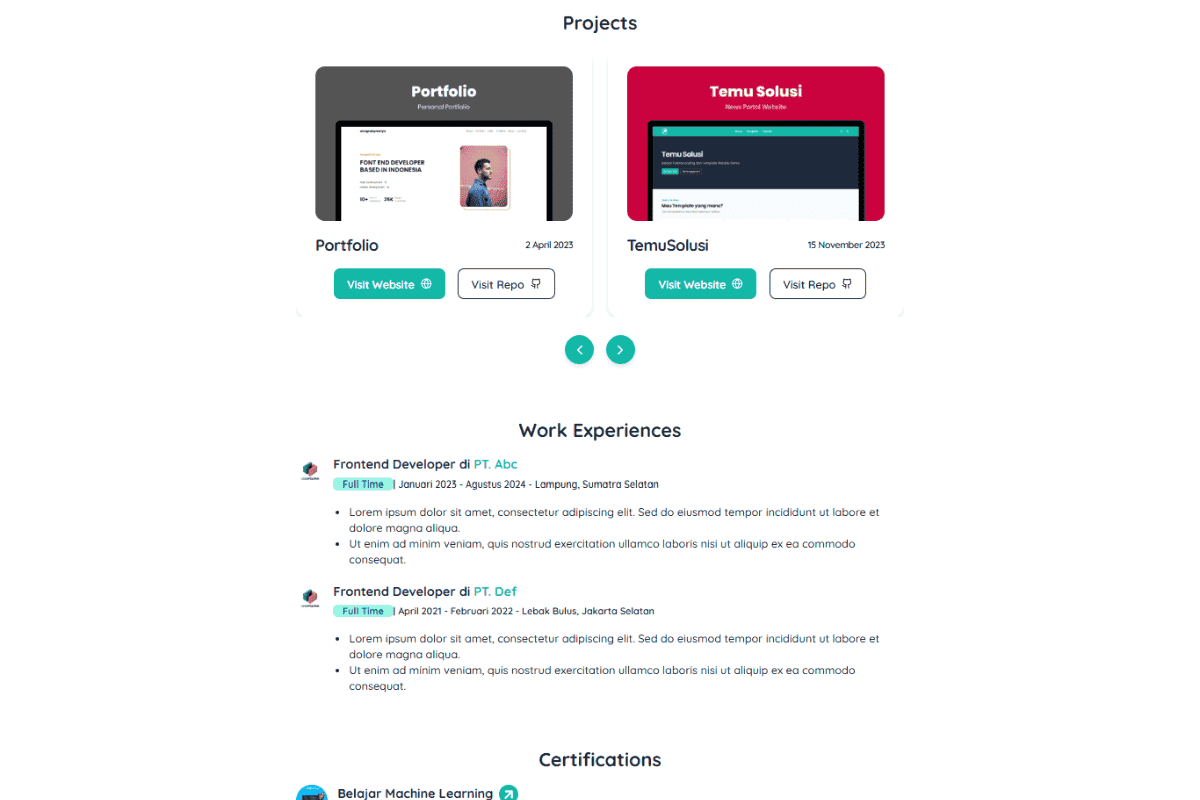 Simple Portfolio 2