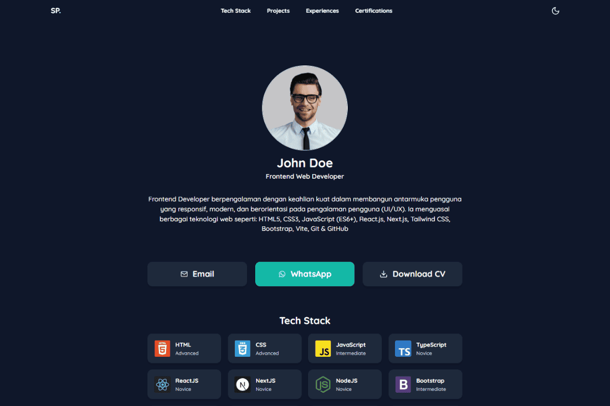 Simple Portfolio 3